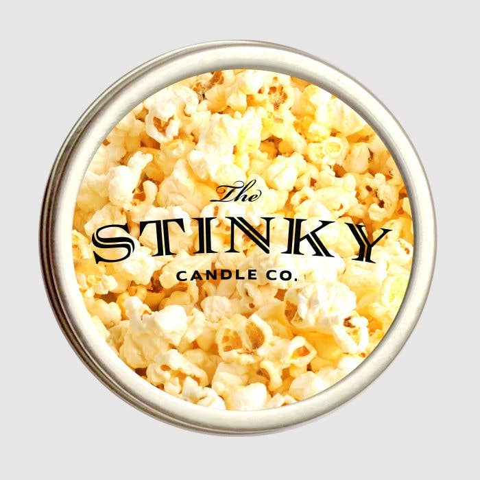 The Stinky Candle Company, LLC - Wholesale Travel Candles - Buttered Popcorn Candle