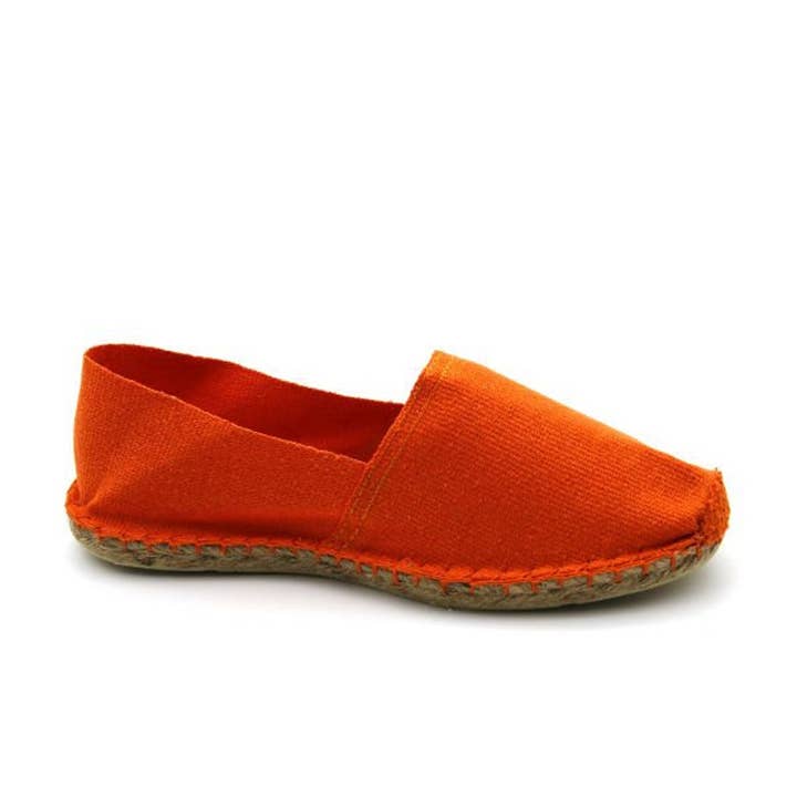 Maison Joseph - Wholesale Flats - Women's - Orange plain basque espadrilles