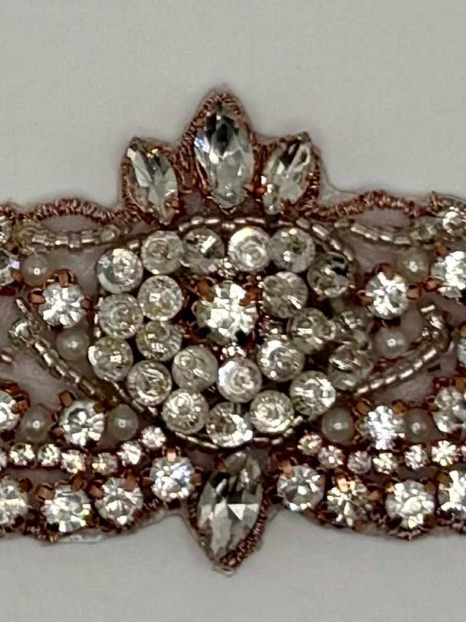 "Mia" Rhinestone Bridal Belt for wholesale by Appliques with Glitz