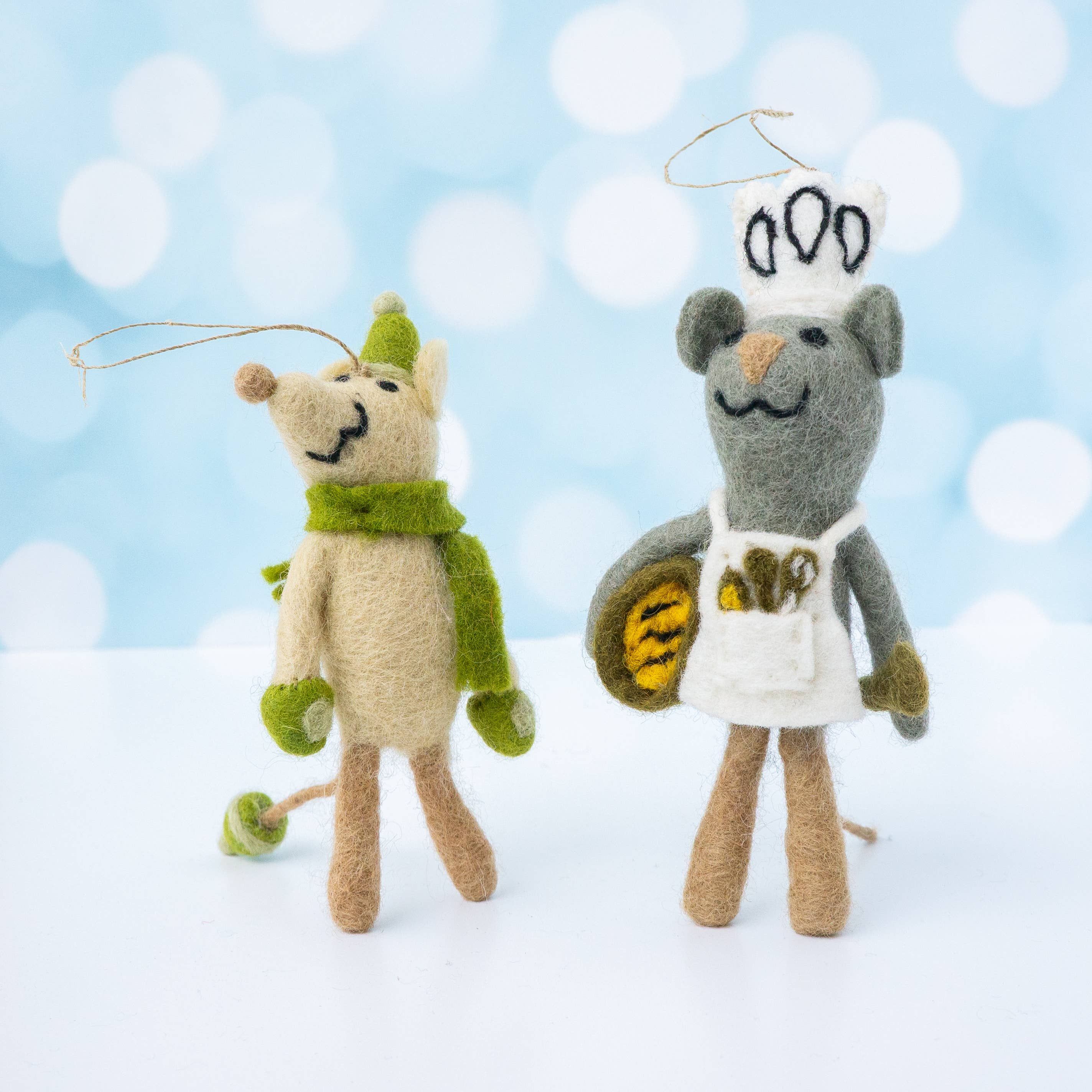 Friendsheep – wholesale Ornament – Cheery Mouse Eco Wool Ornament Collection - (8 styles)17