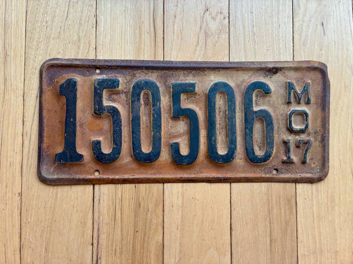 1917 Missouri registreringsskylt för wholesale av RusticPlates