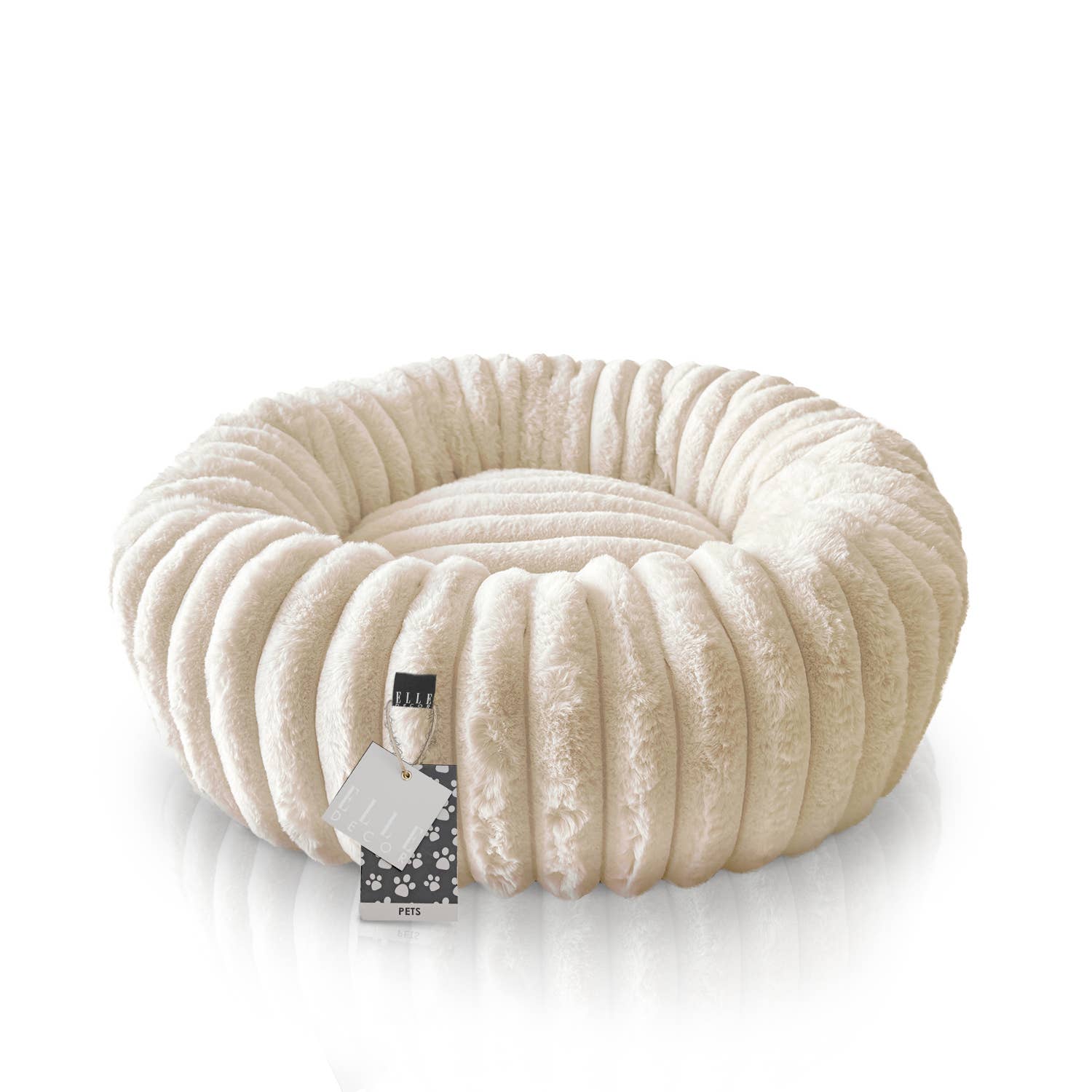 Precious Tails - Wholesale Pet Bed - Cat/Dog - ELLE Décor Round Wide Wale Pet Cuddler Bed for dogs & cats
6