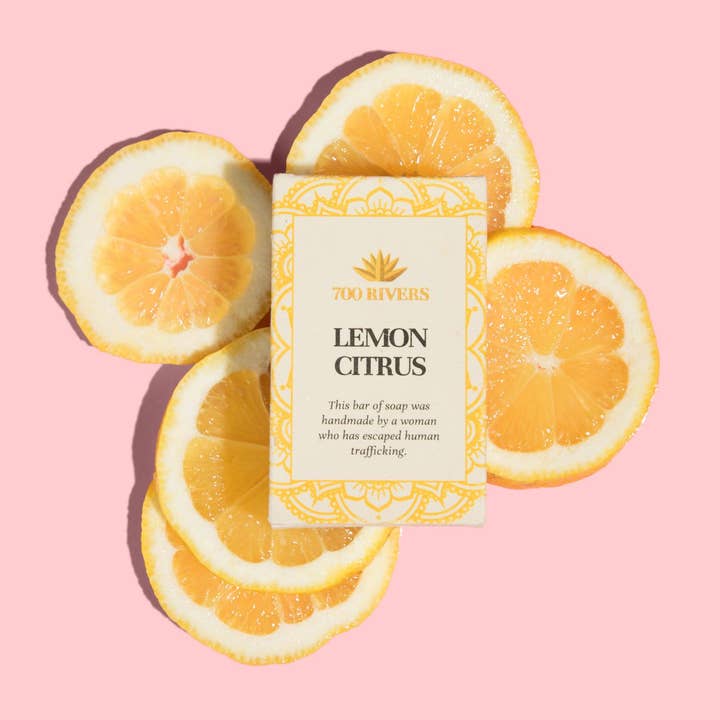 Lemon Citrus Soap Bar | Holiday Gift | Stocking Stuffer for wholesale by 700 Rivers