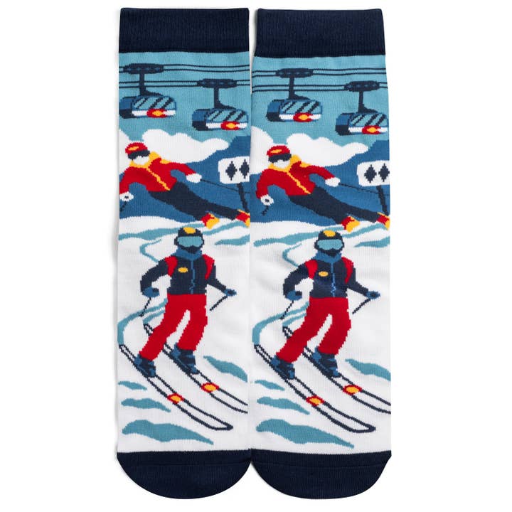 Lavley - Wholesale Socks - Unisex - I'd Rather Be Skiing Socks (CO Edition)6