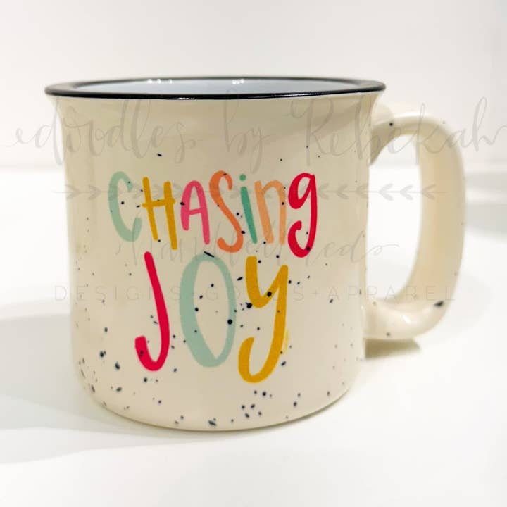 Chasing Joy Mug for wholesale by Doodles By Rebekah