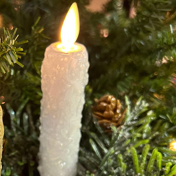 Vickie Jean's Creations Inc - Wholesale Flameless candle - Remote Control Moving Flame Clip in Tapioca & Base0