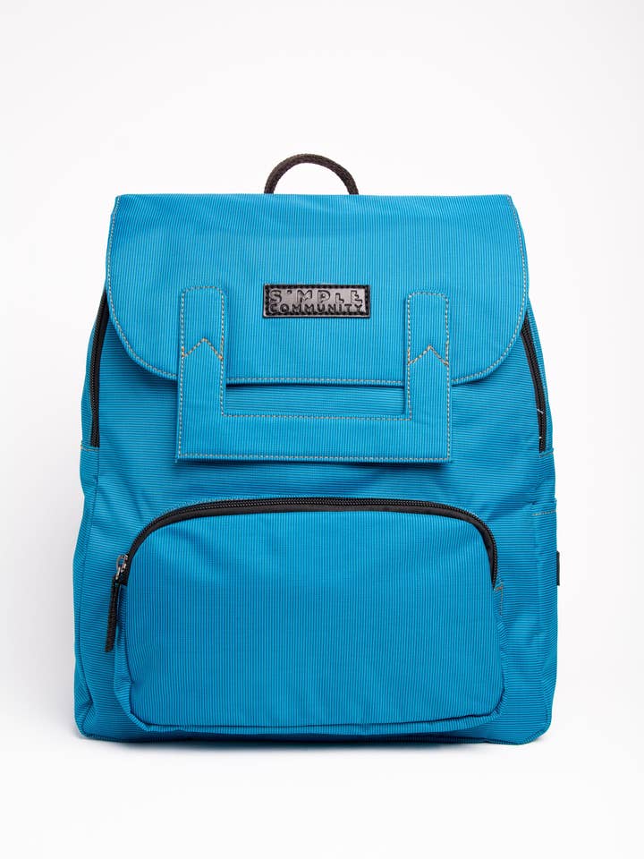 Melrose Blue Backpack for wholesale by Simple Community