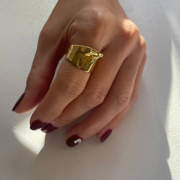 Nummer Ring (Verguld) voor wholesale door Chibi Jewels