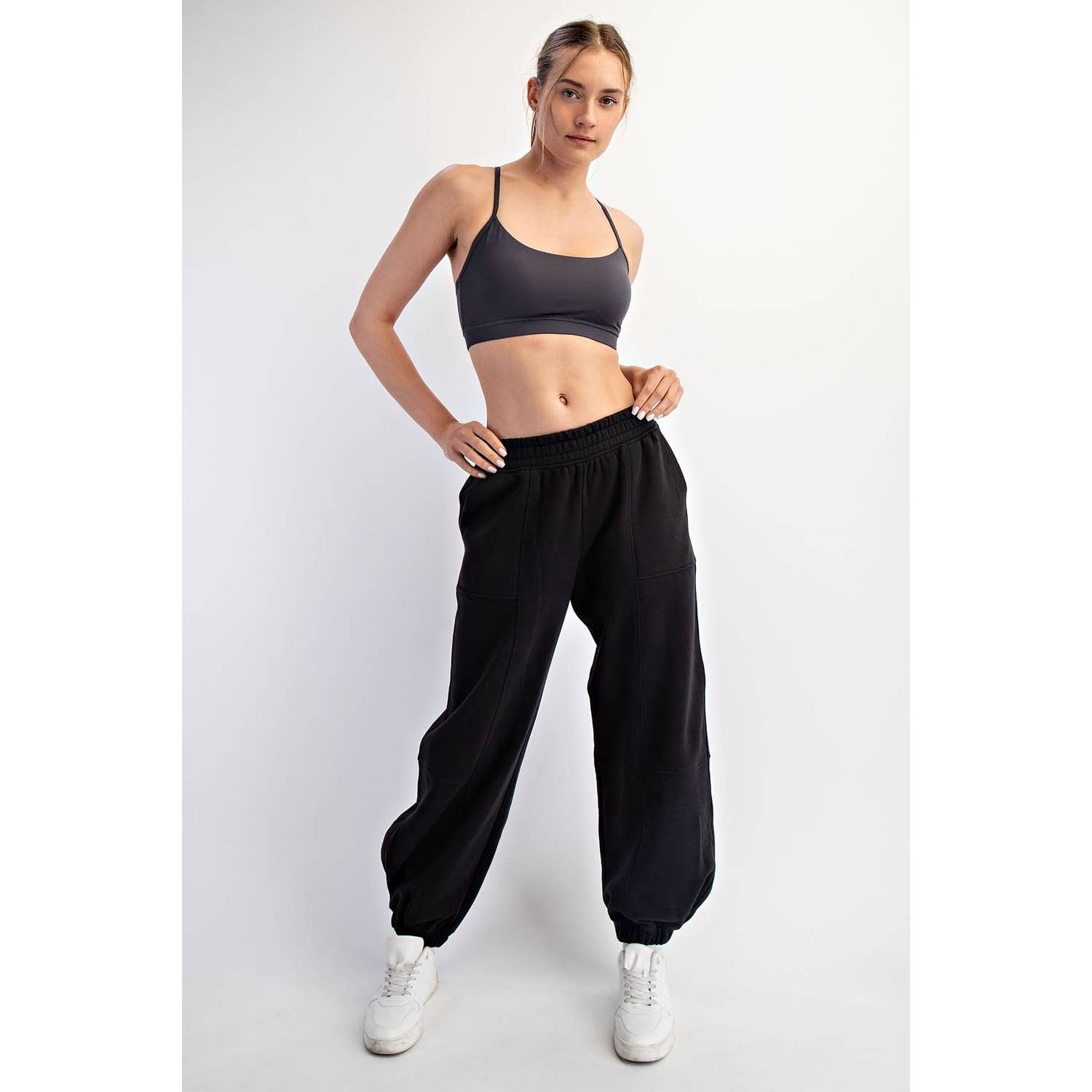 Rae Mode - Wholesale Athletic Pants - Women's - FLEECE COCOON JOGGER SWEATPANTS13