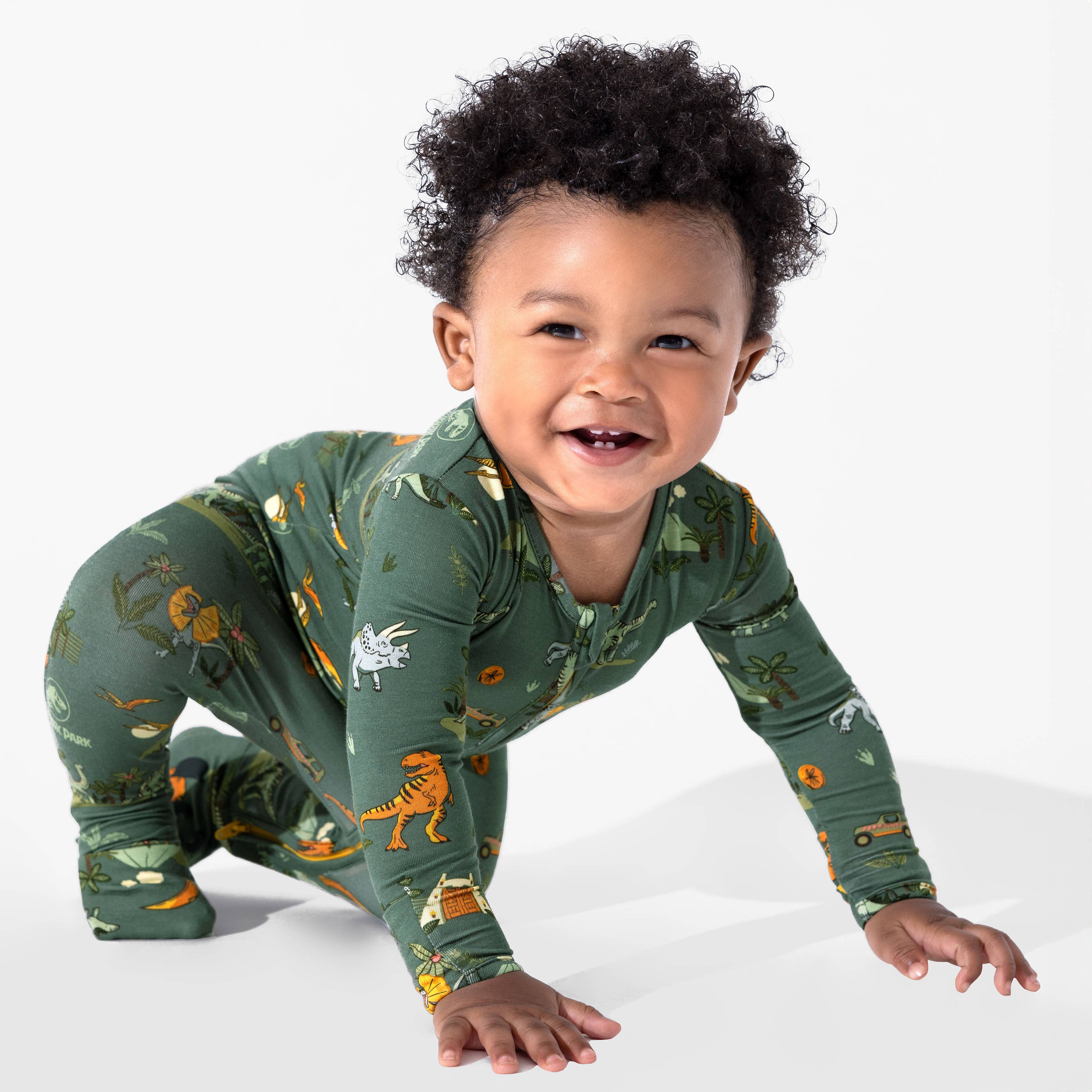 Bellabu Bear - Wholesale Sleepsuit - Baby - Jurassic Park: Safari Bamboo Convertible Footie4