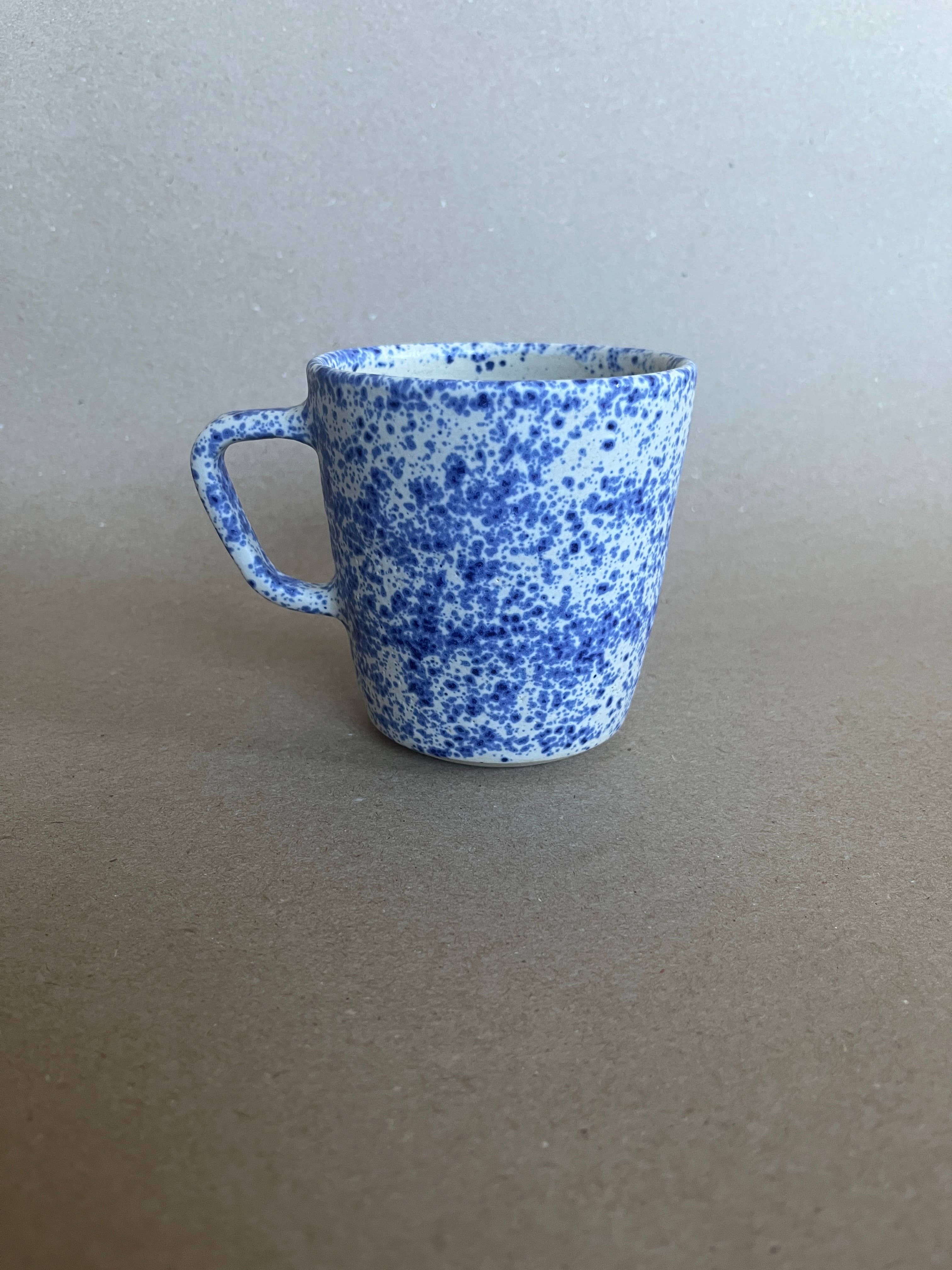Ninth House Goods - Wholesale Coffee Mug - Blue Splatter Mug3
