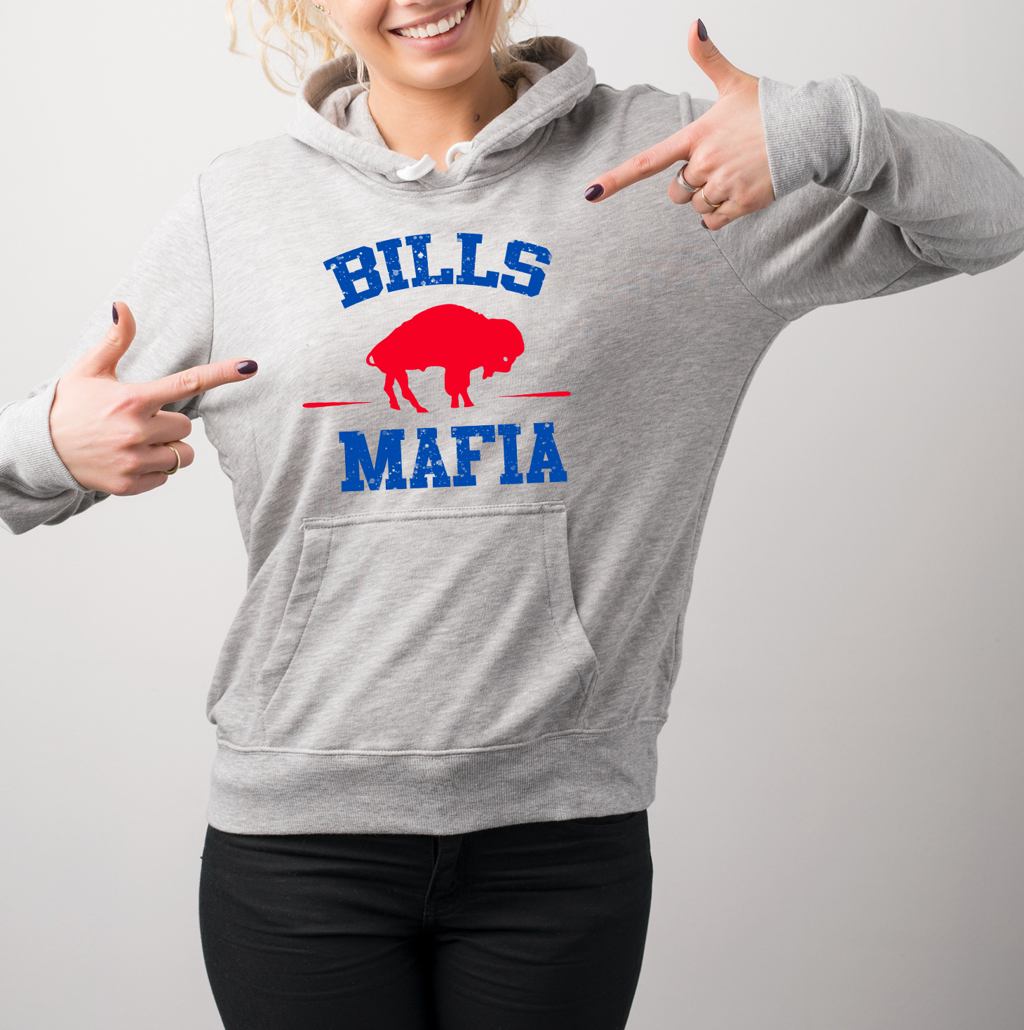 Into The Desert – Hoodie - Homem por atacado – Capuz Polar Retro Bills Mafia Unissexo - Buffalo1