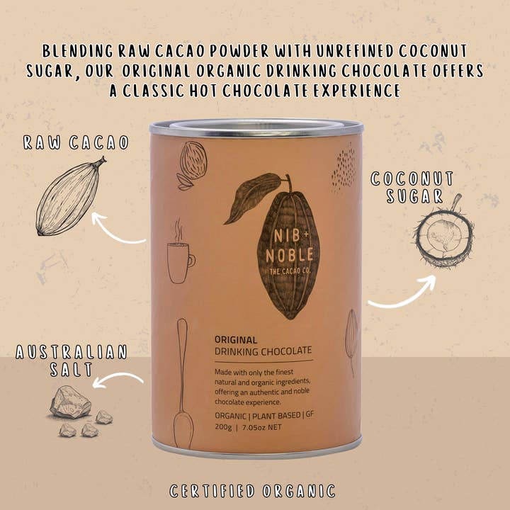 Prana Chai - Vente Préparations/kits pour chocolat chaud - Chocolat à Boire Bio Original 46% 200g2