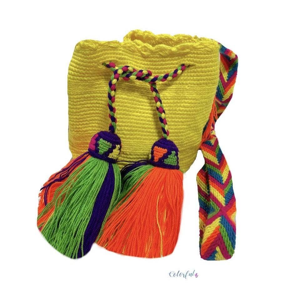 Colorful 4U - Wholesale Crossbody Bag - Women's - Neon Colors Mini Crochet Bags | Spring/Summer1