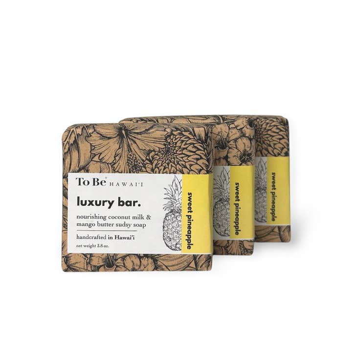 To Be Hawaii - Wholesale Bar Soap - sweet pineapple luxury bar.1