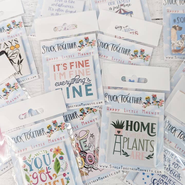 Stuck Together Magnets - Wholesale Magnet - Happy Little Magnet - Sisters Are Like Fat Thighs5