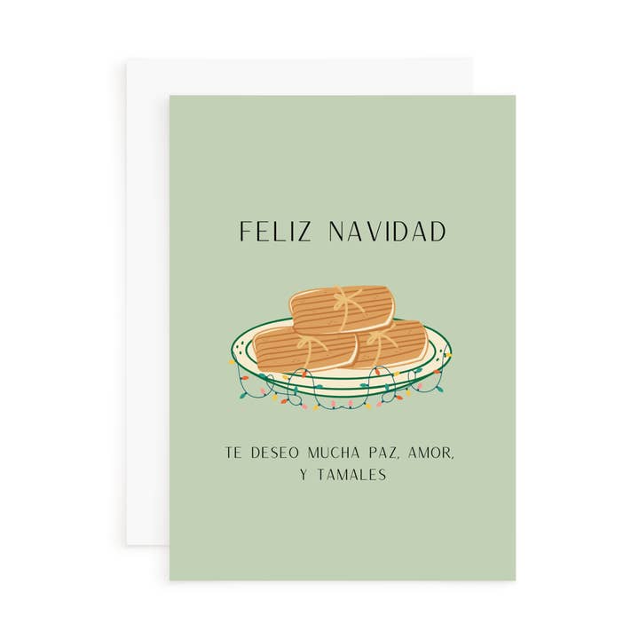Carte de Tamales de Noël pour la vente par Things in Spanish
