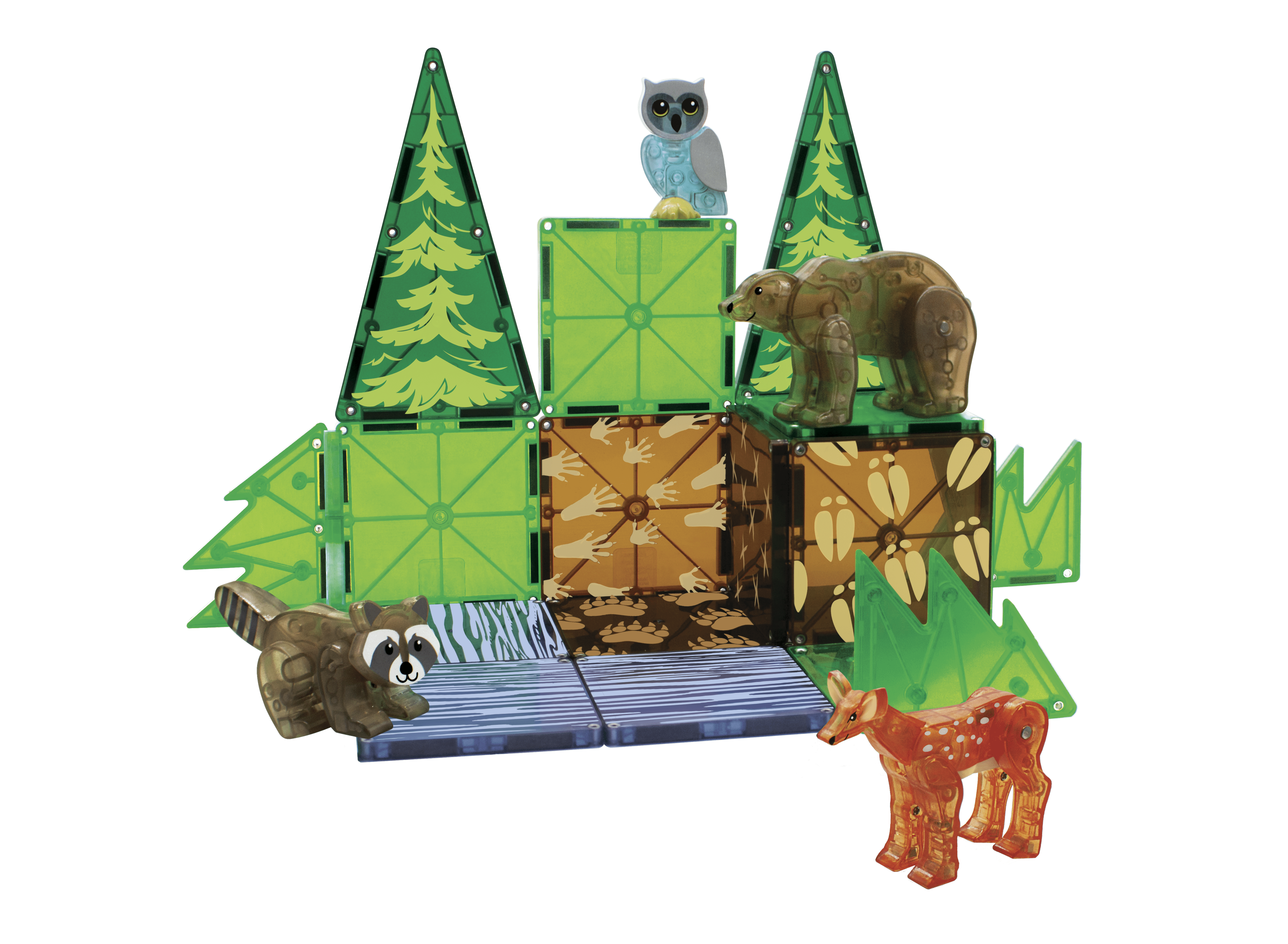Magna-Tiles - Wholesale Building Set - Kids - Magna-Tiles Forest Animals 25-Piece Set2