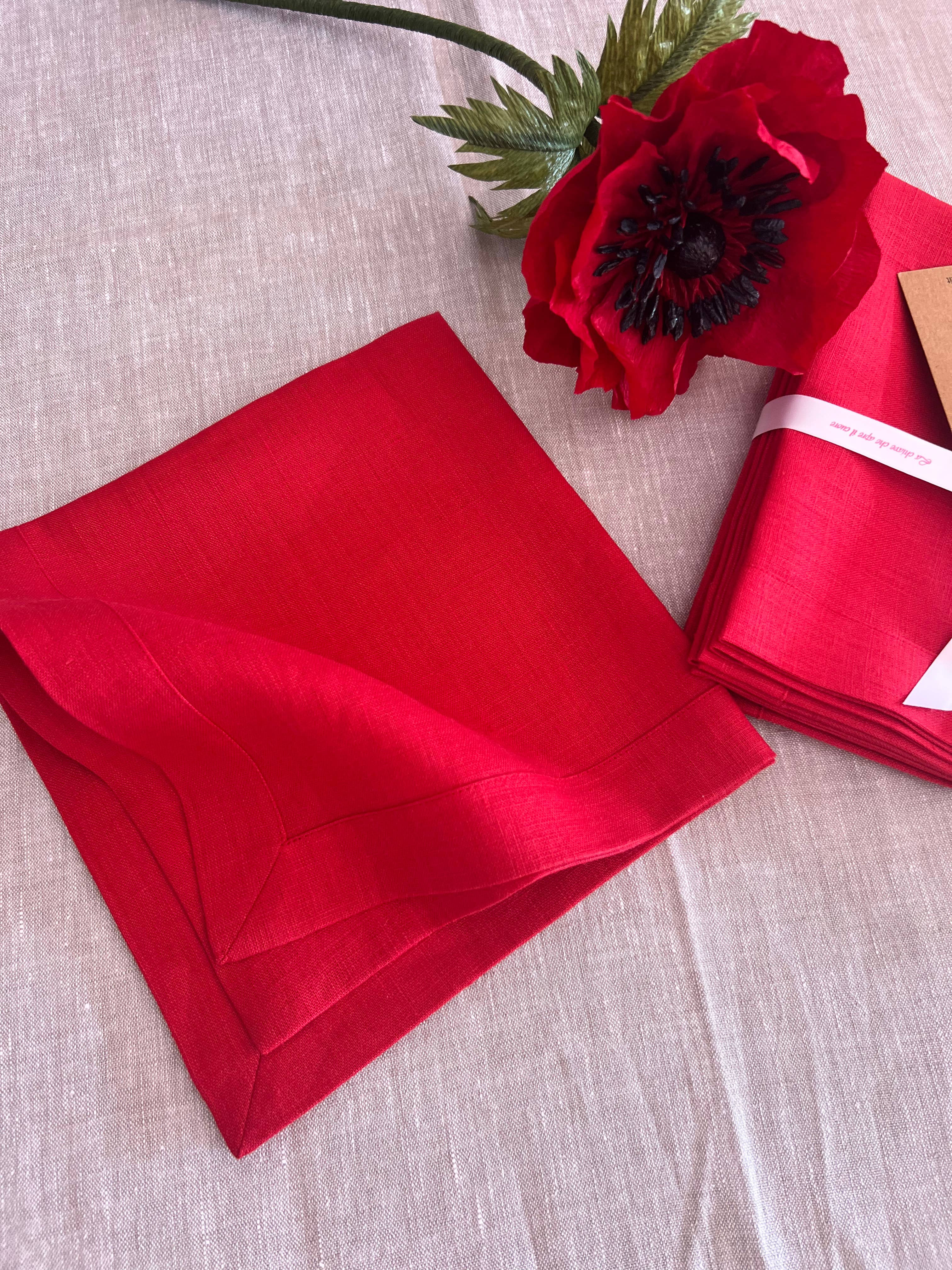 KEY LOOK1916 MILANO - Wholesale Dinerservet - Linnen servetten met frame5