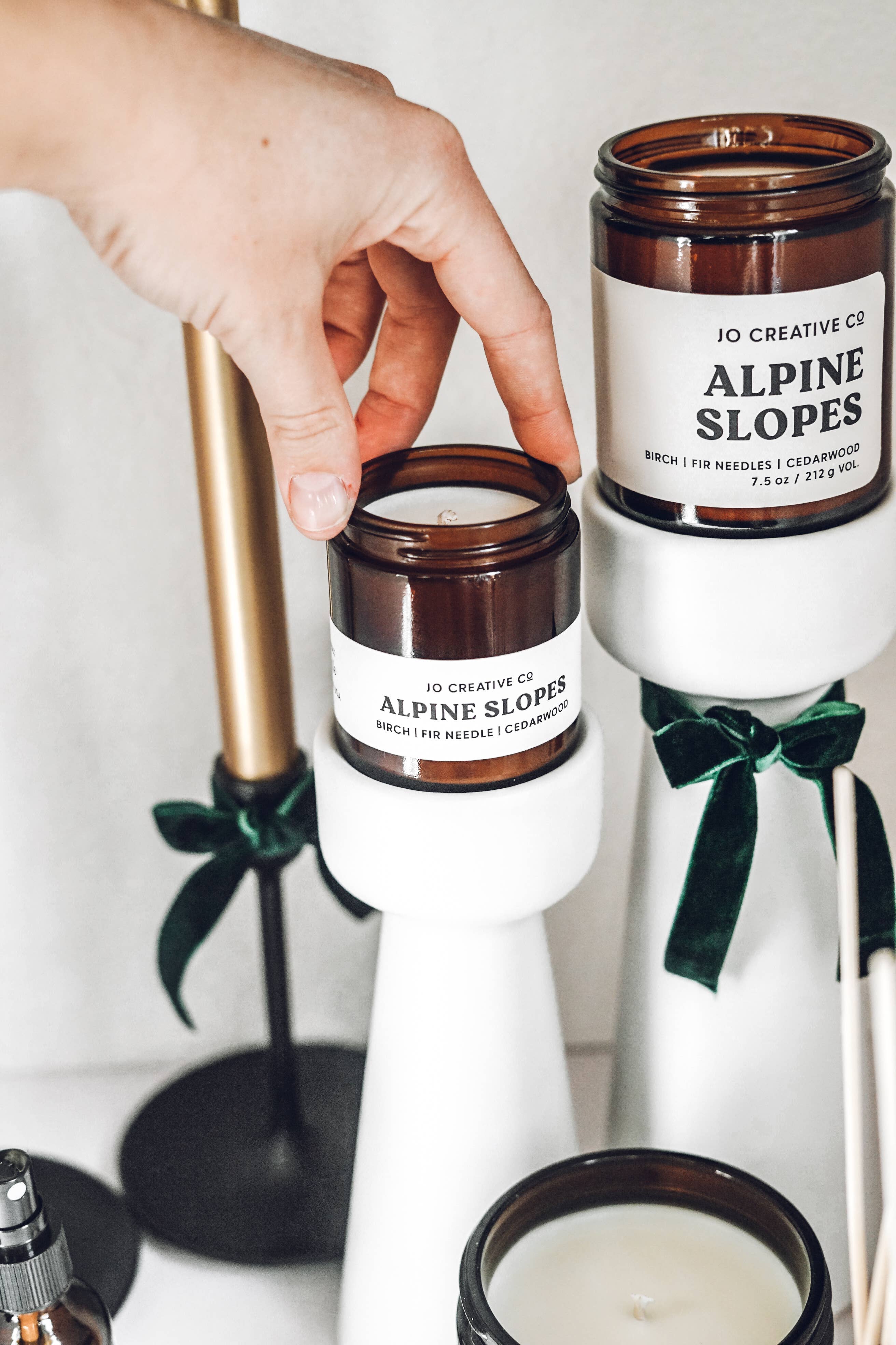 Jo Creative Co - Wholesale Jar/Filled Candle - Alpine Slopes Candle5