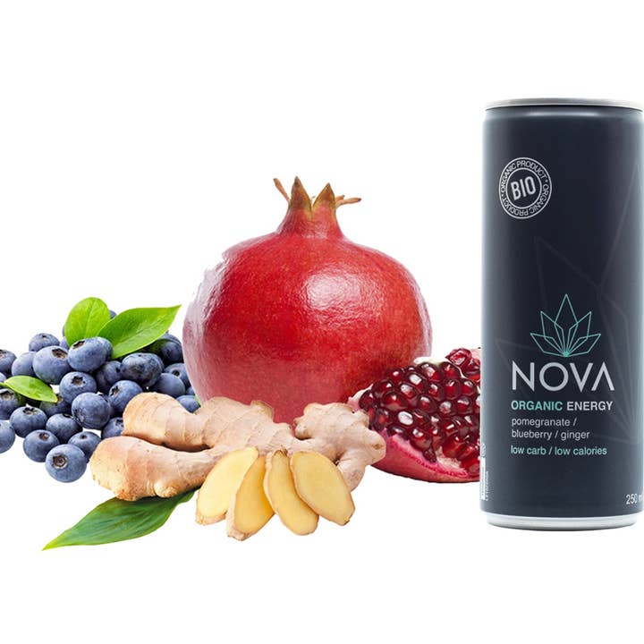 Pack Grenade, Myrtille & Gingembre for wholesale by Novaorganicenergy
