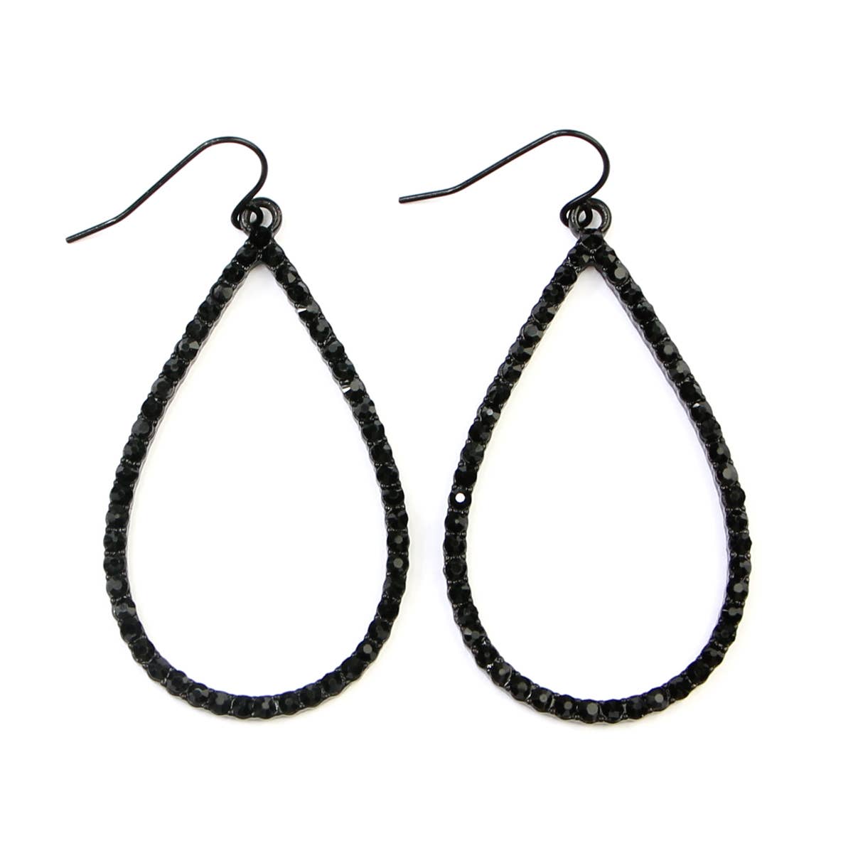 MYS Wholesale Inc - Wholesale Dangle Earrings - Elegant Rhinestone Teardrop Hook Earrings12