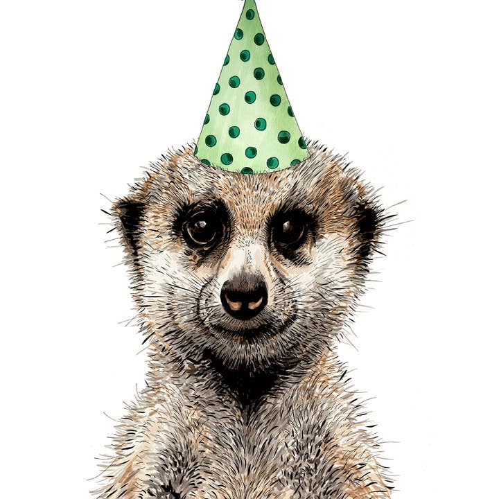 Stampa Giclée Meerkat per la vendita all'ingrosso da parte di Max Made Me