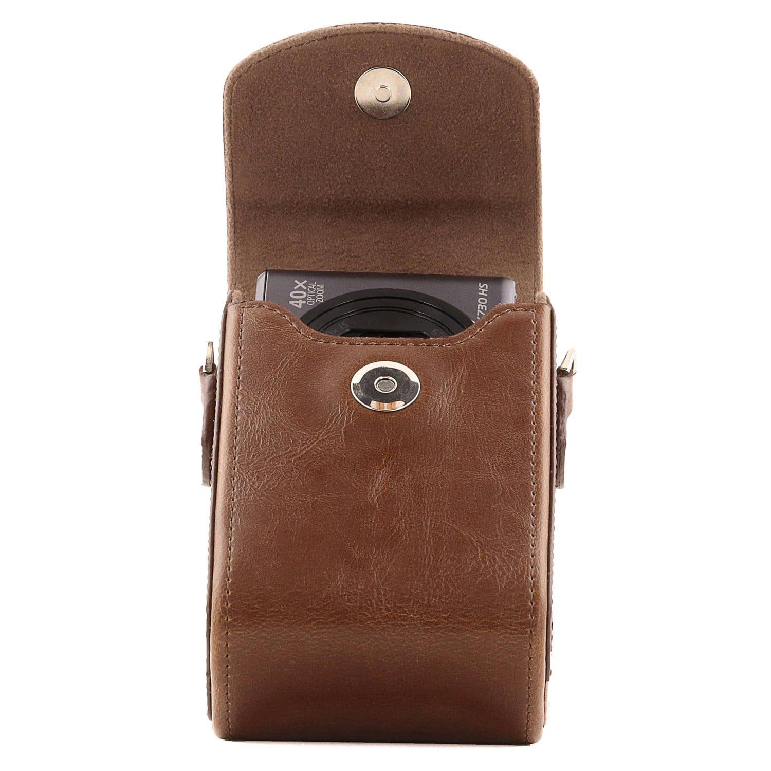 Londo – bolsa tiracolo - Mulher por atacado – MegaGear Nikon Coolpix A1000, A900 Estojo de Câmara em Pele com Correia51