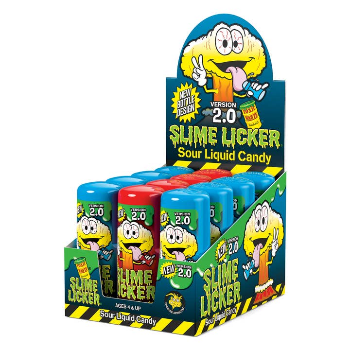 Grandpa Joe's Candy Shop - Wholesale Gummy - Toxic Waste Slime Licker 2.0, 12ct