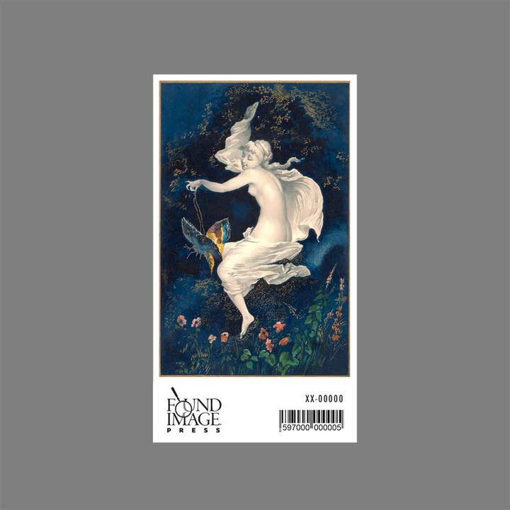 Found Image Press - Wholesale Sticker - Sticker IS-97 Butterfly and Wood Nymph1