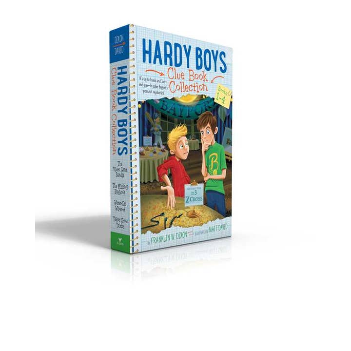 Simon & Schuster - Wholesale Early Reader Book (6-8) - Hardy Boys Clue Book Collection Books 1-4 (Boxed Set) by Franklin W. Dixon