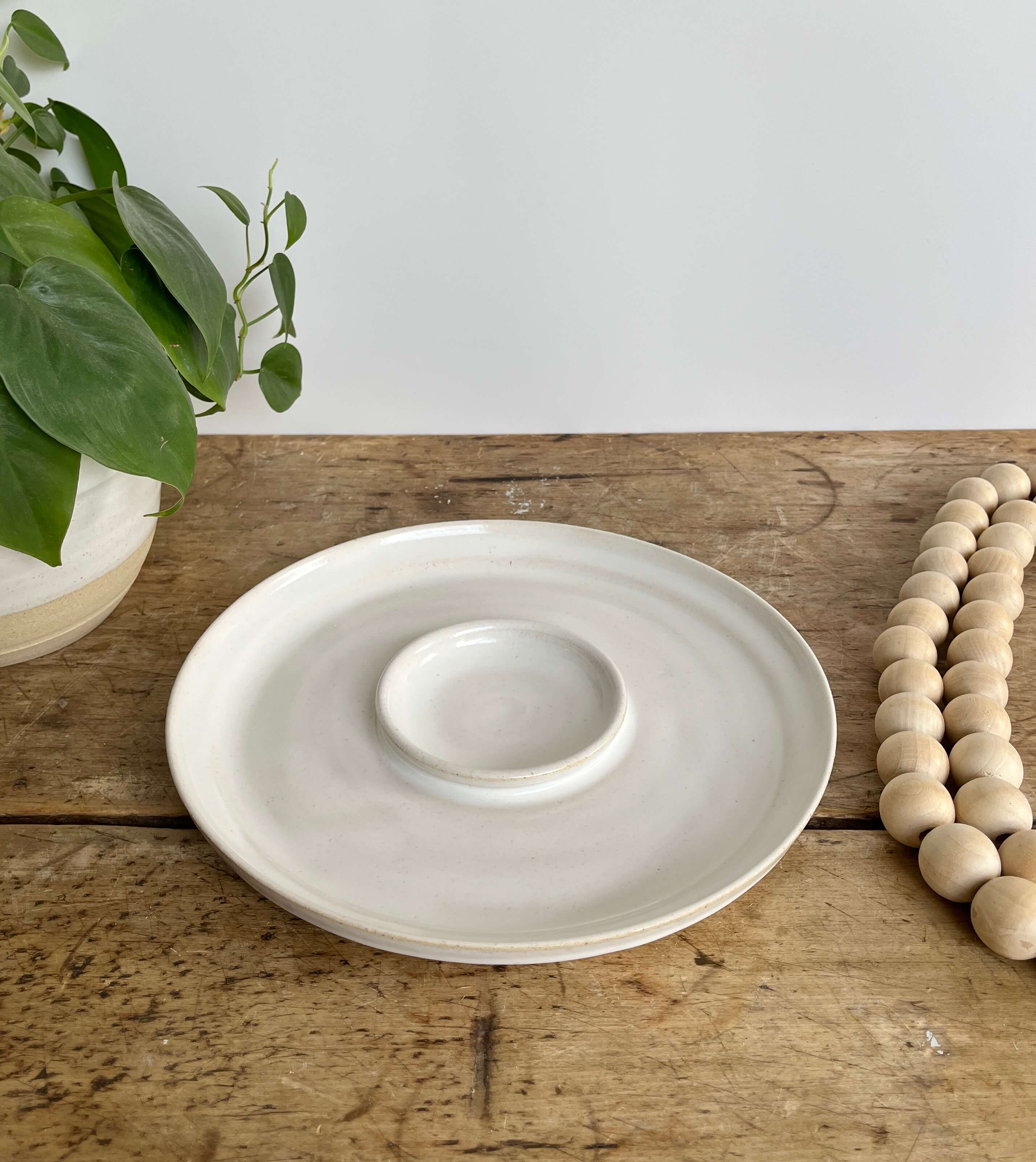Coastal Clay Co. - Wholesale Platter - Bread and Oil Dipping Plate Platter12