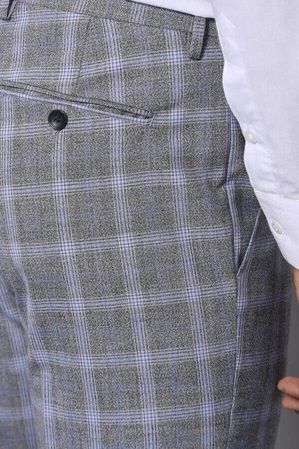 Noir Costume gris à double boutonnage | Wessi en vente sur Faire6