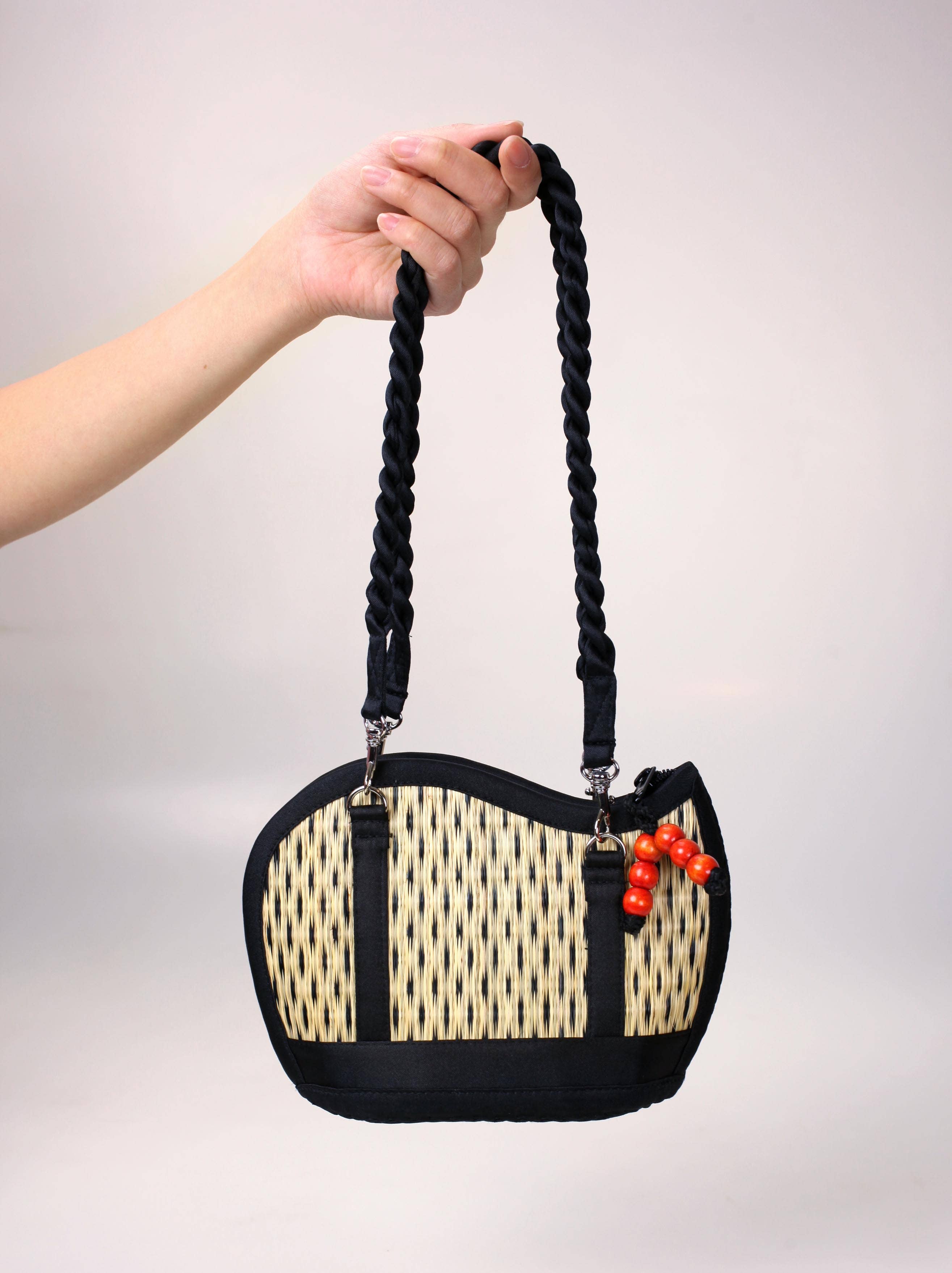 Baskets of Cambodia - Wholesale Crossbody Bag - Women's - Small Asymmetrical Kiri Wave Purse22