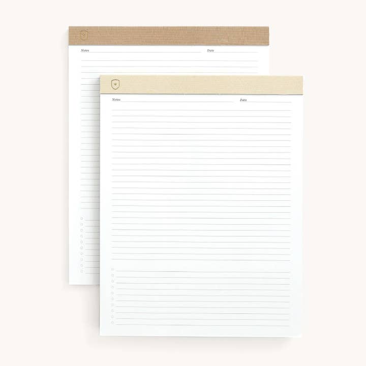 Simplified by Emily Ley - Wholesale Notepad - Legal Pad Set, Ivory & Fawn Dapperdesk