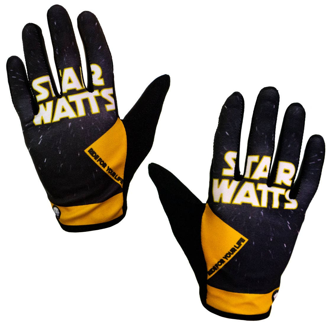 Ridefyl - Wholesale Gloves - Men's - Ridefyl MTB or Road Bike Gloves - Star Watts2