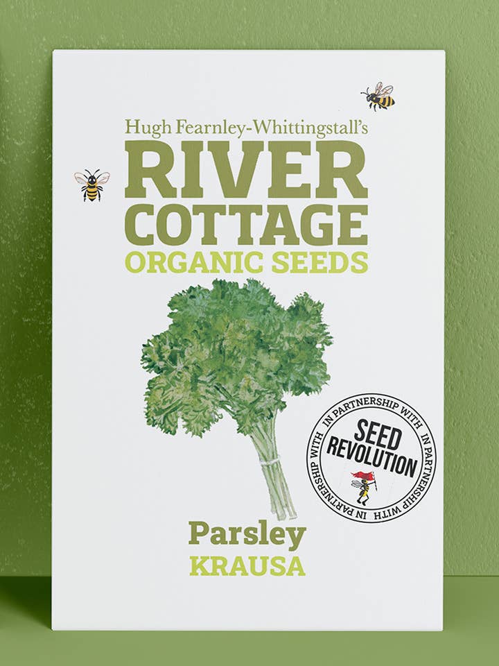 Organic Parsley Seeds Moss Curled | River Cottage for wholesale by Seed Revolution