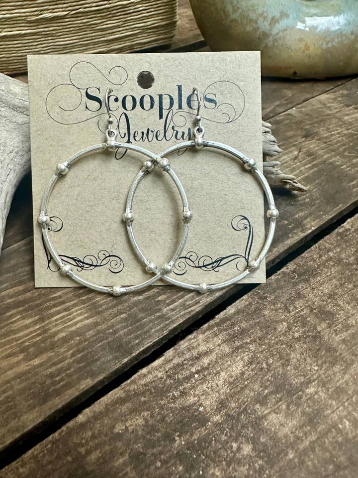 Silver Hoopla Earring for wholesale by Scooples Jewelry
