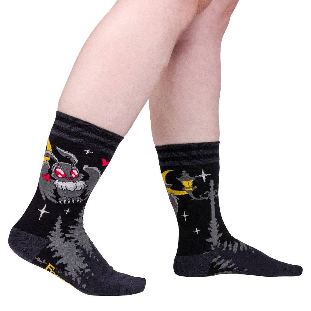 FootClothes LLC - Wholesale Socks - Unisex - Cute Mothman Crew Socks6