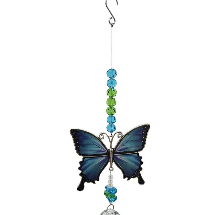 GeoCentral - Wholesale Suncatcher - Assorted Butterfly Suncatchers w/ Display – 24pc