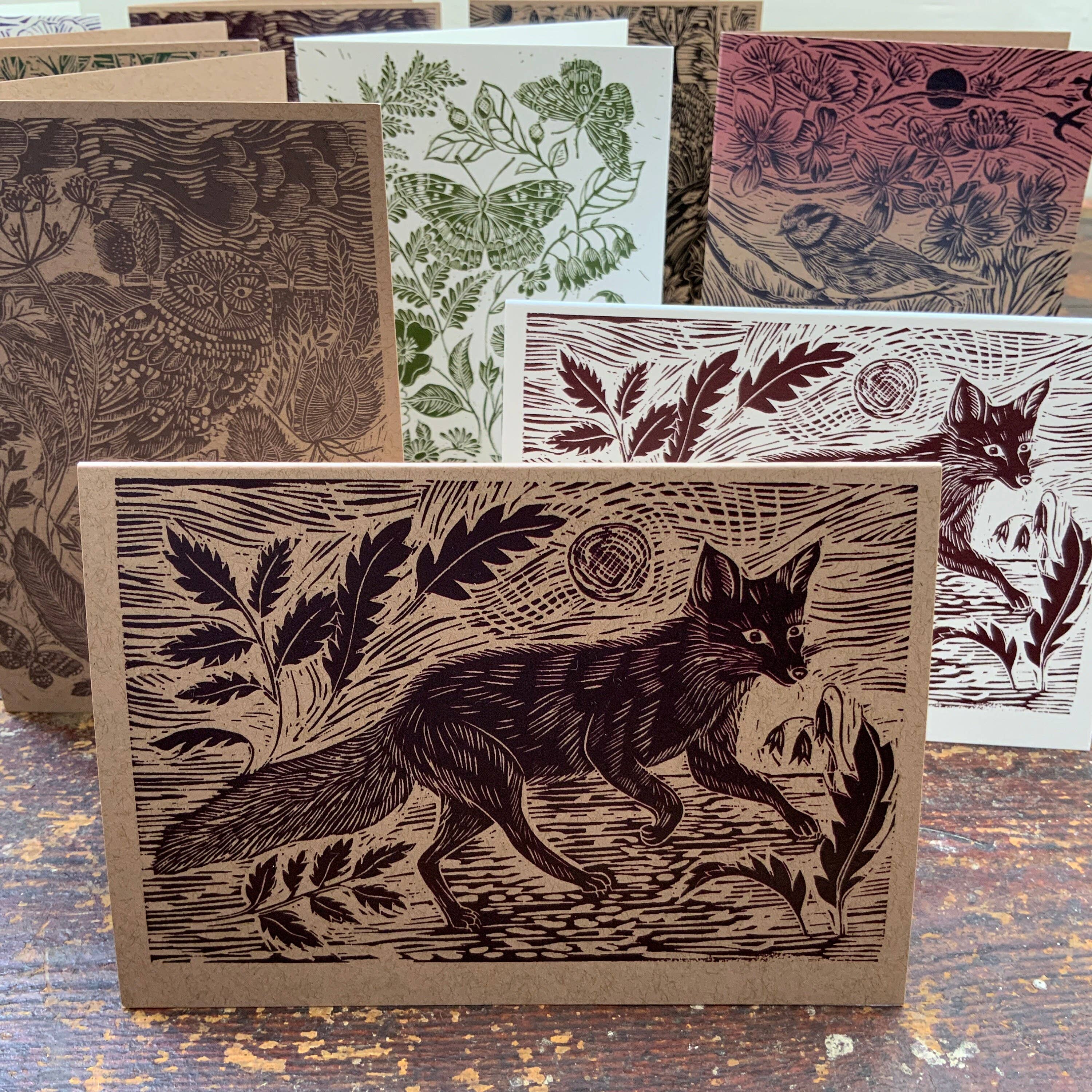 Vivienne Keable - Wholesale Everyday Greeting Card - Fox Art Card - Greeting Card - Birthday Card - Nature Card -6