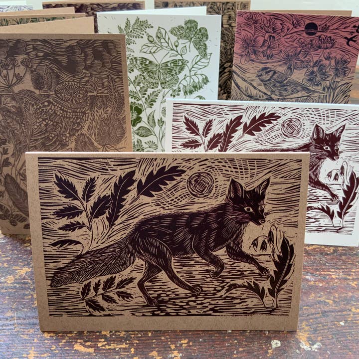 Vivienne Keable - Wholesale Everyday Greeting Card - Fox Art Card - Greeting Card - Birthday Card - Nature Card -6