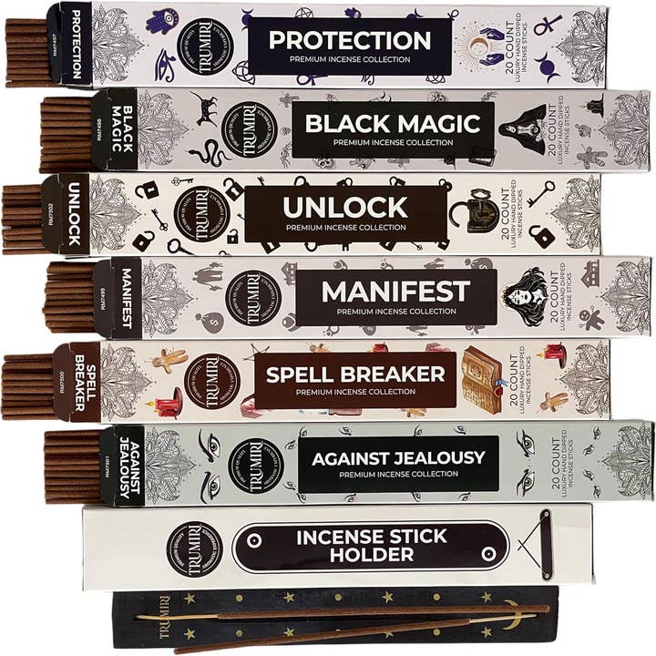 Witchcraft Incense Variety Pack - Total 120ct Incense Sticks for wholesale by TRUMIRI Incense Candles & Aromatherapy