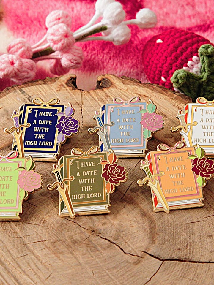 "I Have A Date With The High Lord" Enamel Pins for wholesale by Pinstory