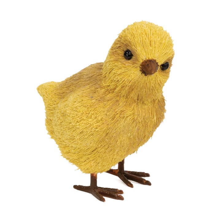 Right Facing Primitive Sisal Chick for wholesale by The Hearthside Collection