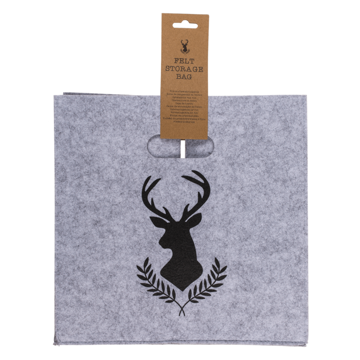Out of the blue KG - Wholesale Storage Bin - Felt storage box, Deer/Deer head,1