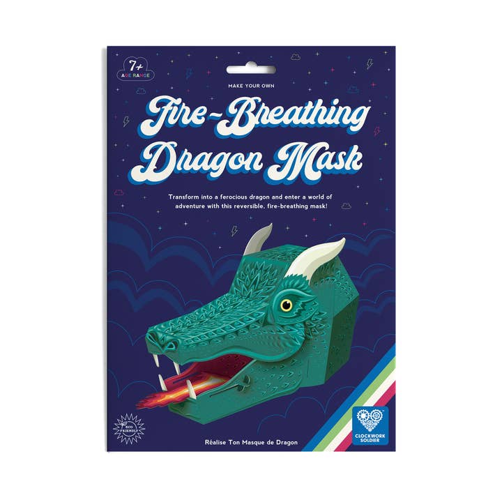 Clockwork Soldier - UK – wholesale DIY craft kit – Child – Make Your Own Fire-Breathing Dragon Mask1