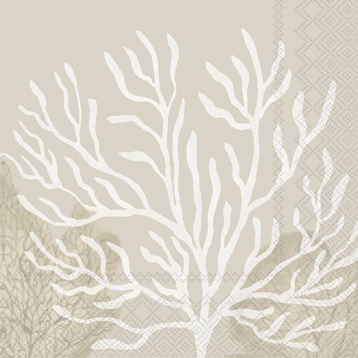 Paper Cocktail Napkins 20 Ct Coastal Reef for wholesale by Boston International