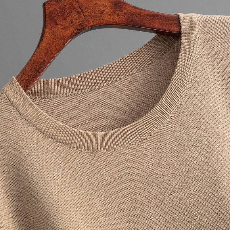 FurDecoration – wholesale Set med topp och byxa – Dam – Kortärmad stickad topp och långbyxor ensemble5