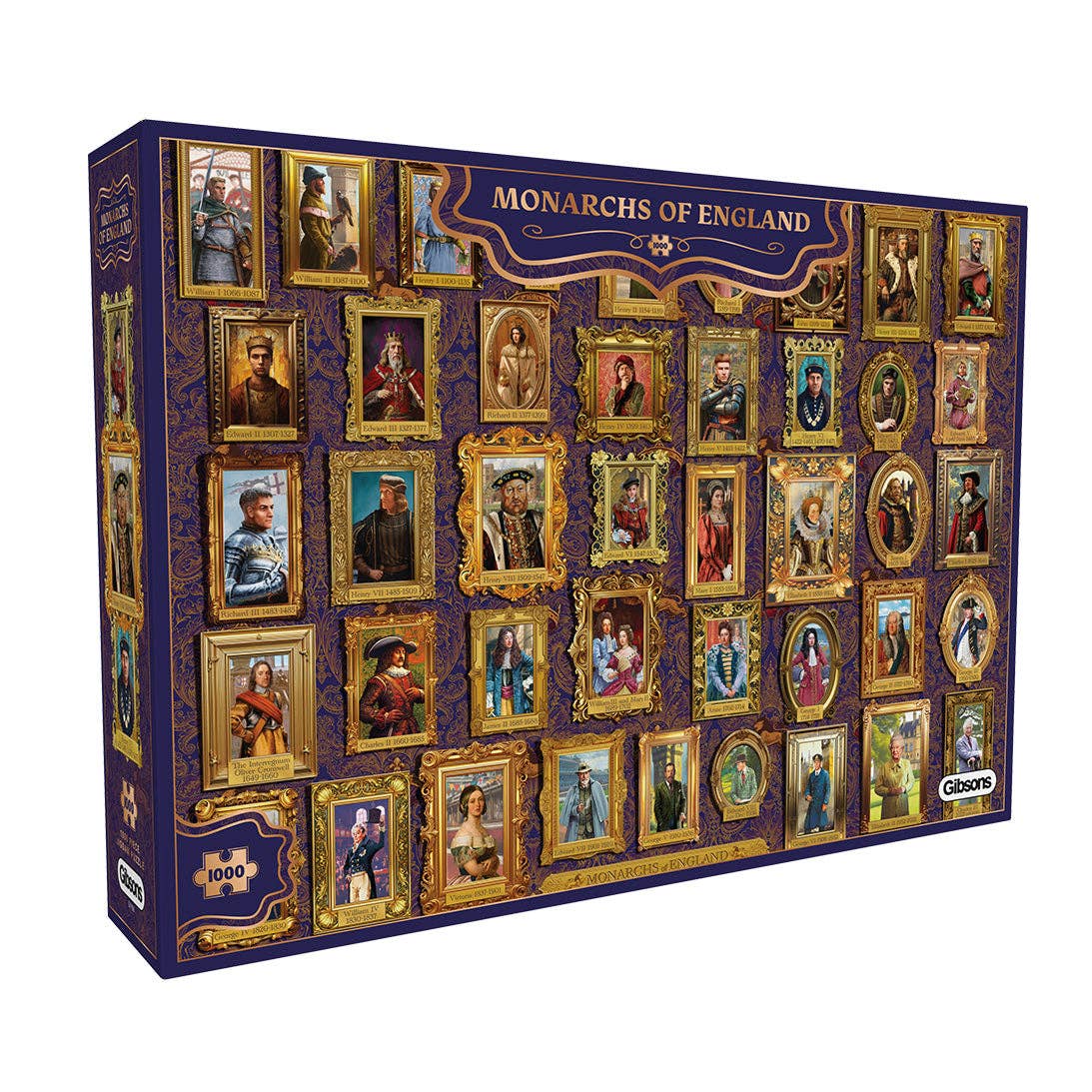 Gibsons Games Ltd – wholesale Puzzle – Adult – Monarchs of England 1000 Piece Jigsaw Puzzle0